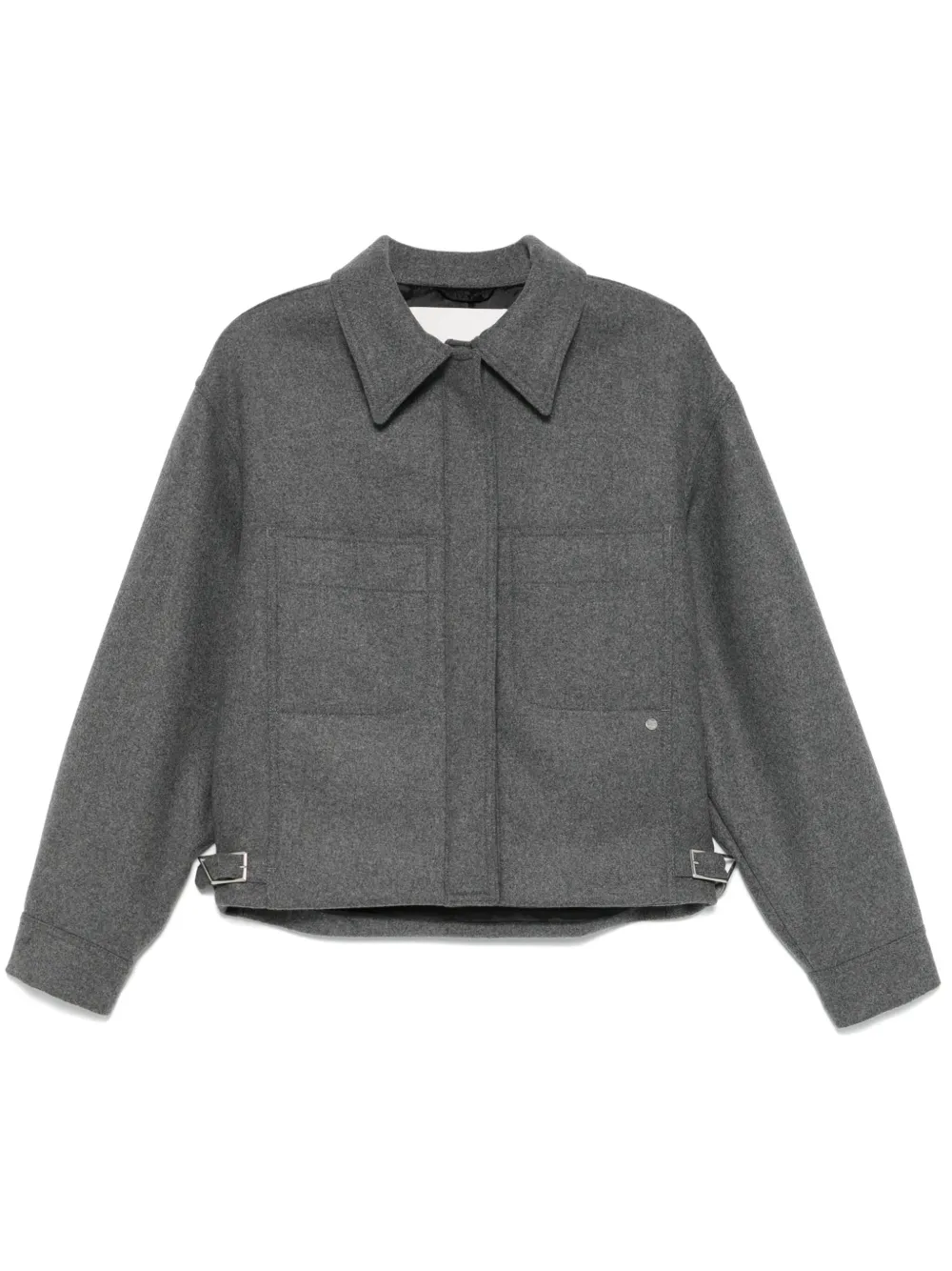 Closed felted jacket - Grey