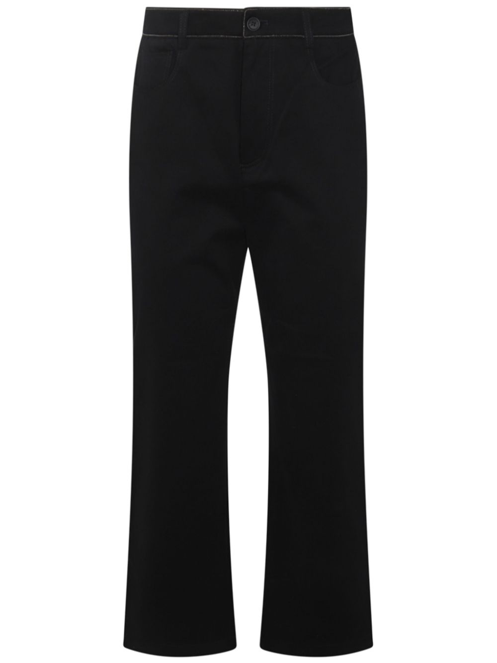 FABIANA FILIPPI BEADED-TRIM STRAIGHT-LEG TROUSERS 