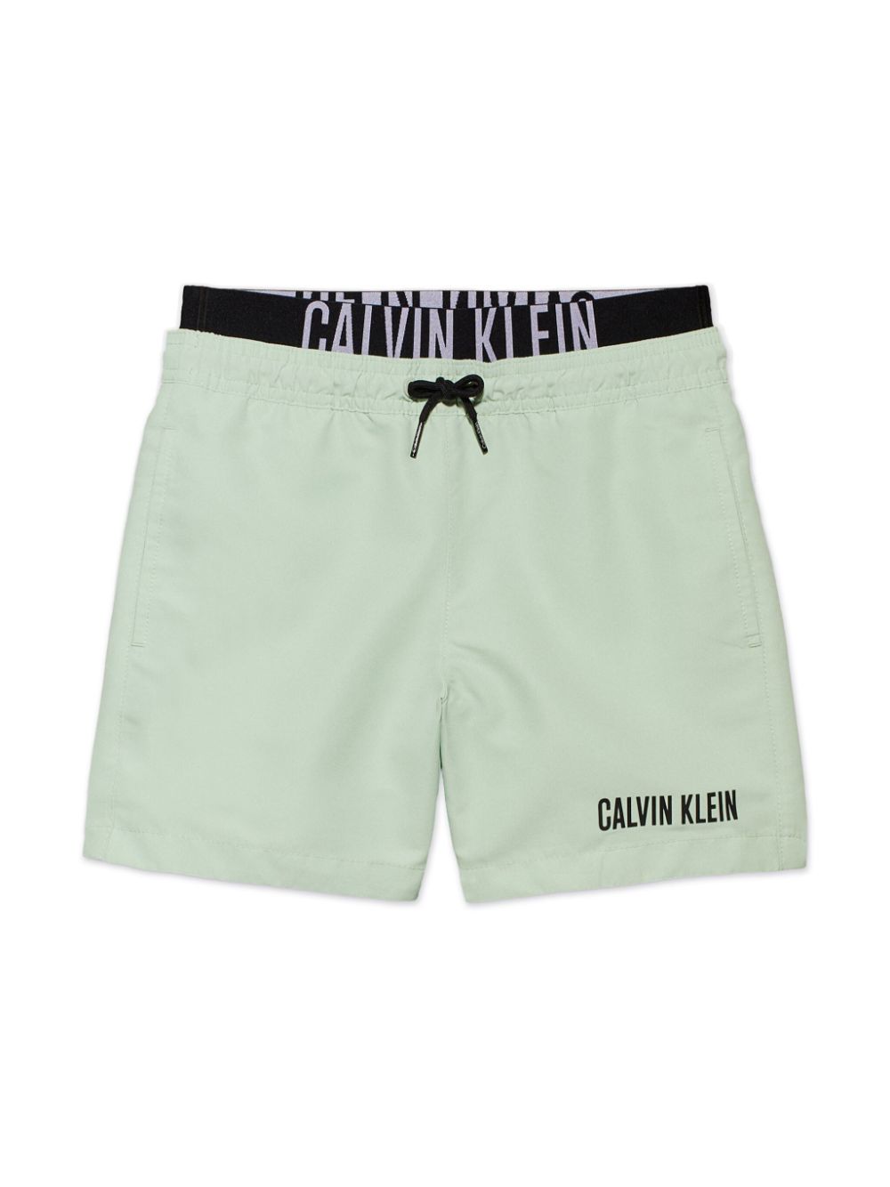 Calvin Klein Kids Zwembroek met logoprint Groen