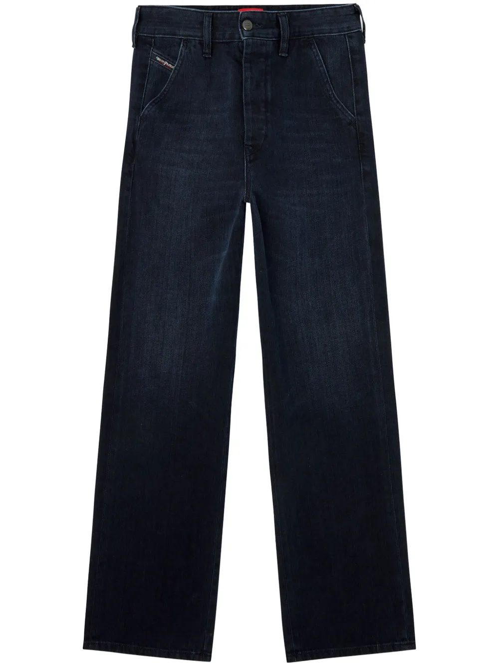 Diesel Straight jeans Blauw