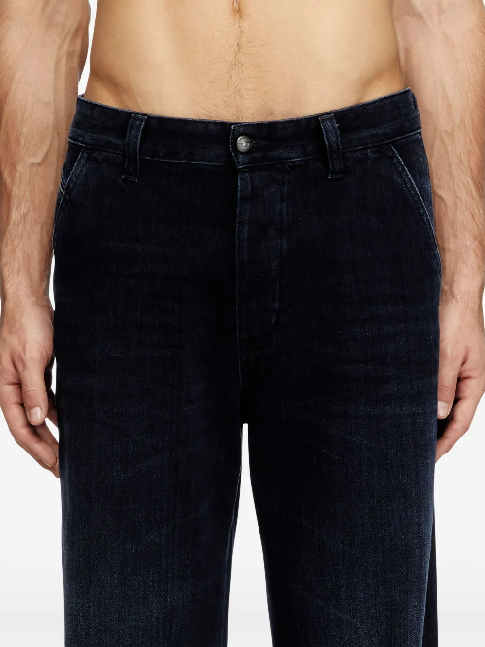 Diesel Straight jeans Blauw