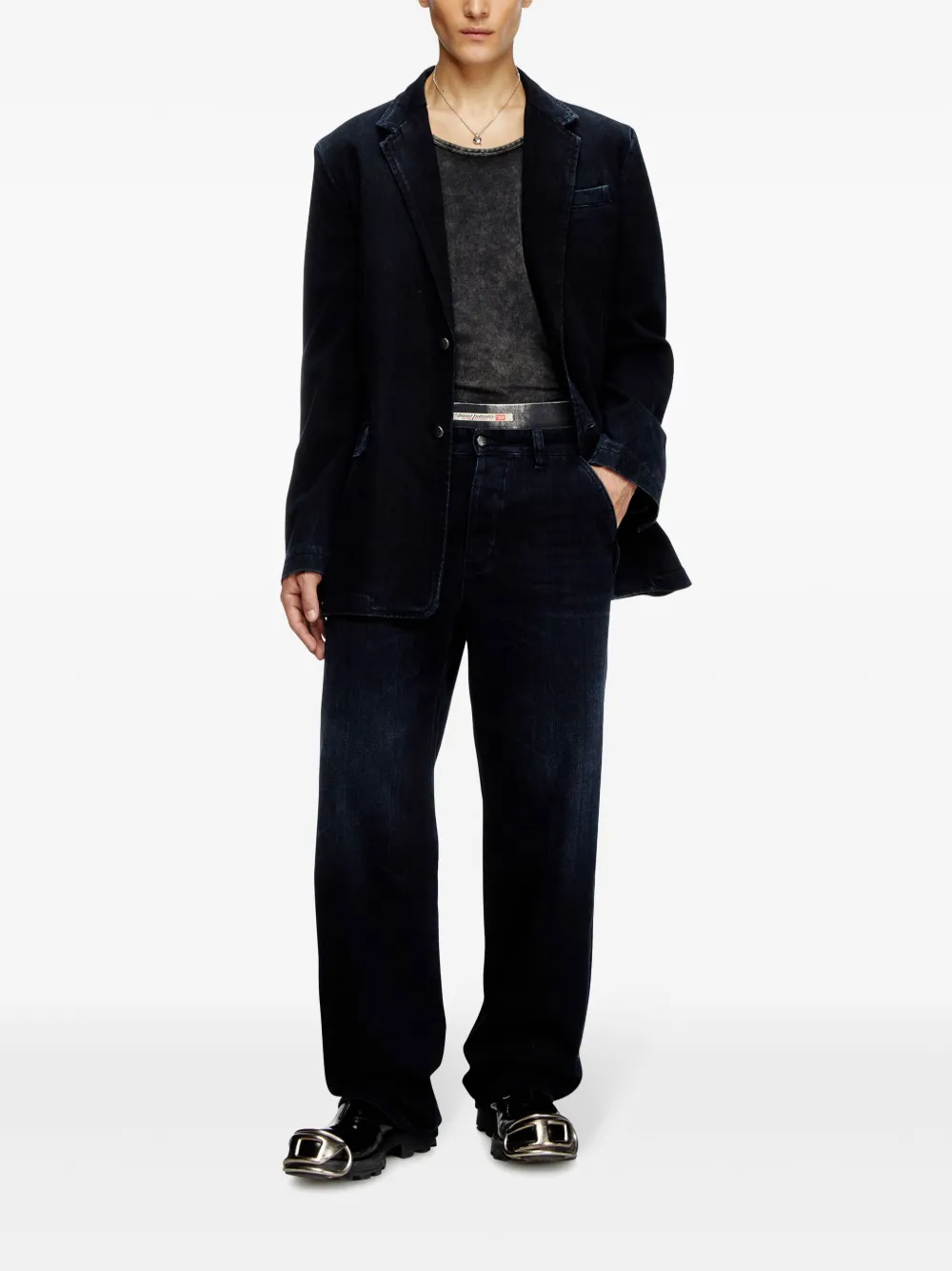 Diesel Straight jeans - Blauw