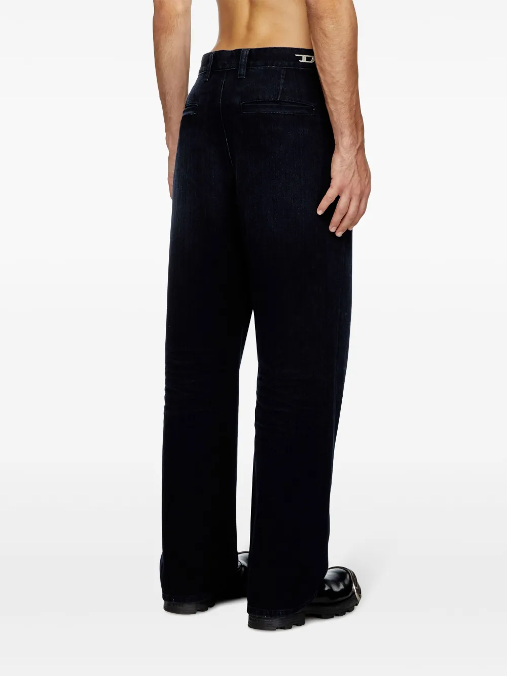 Diesel Straight jeans Blauw