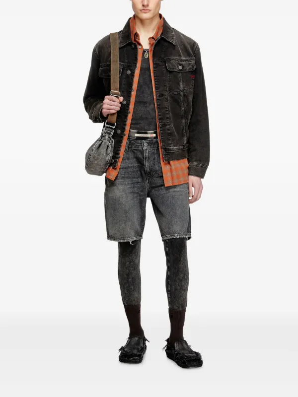 Diesel D-Fin ショートパンツ | ブラック | FARFETCH JP