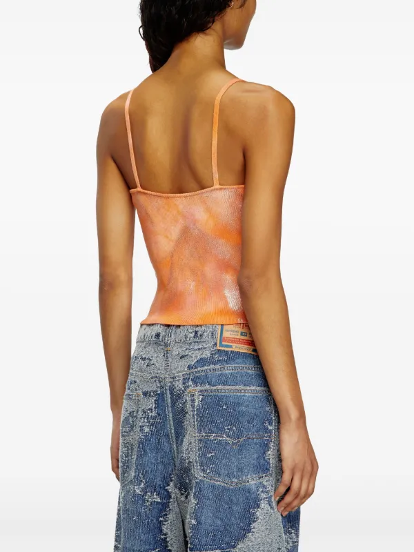 Diesel M-Ismina Tank Top | Orange | FARFETCH