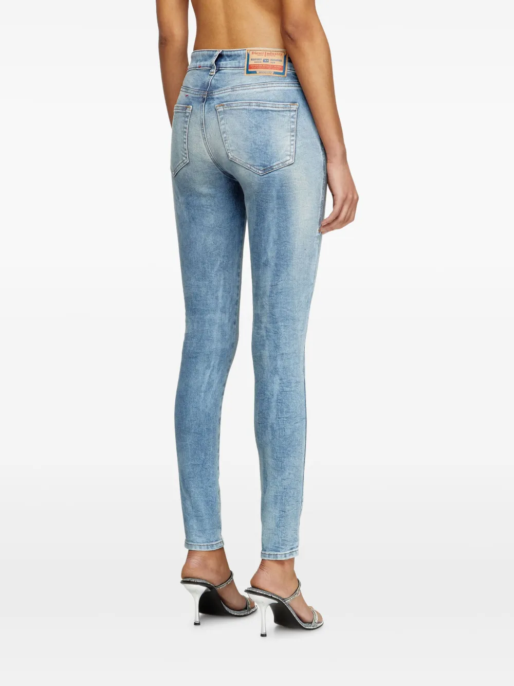 Diesel 2017 Slandy skinny jeans Blauw