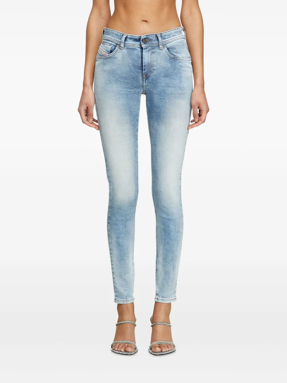 Diesel 2017 Slandy skinny jeans Blauw