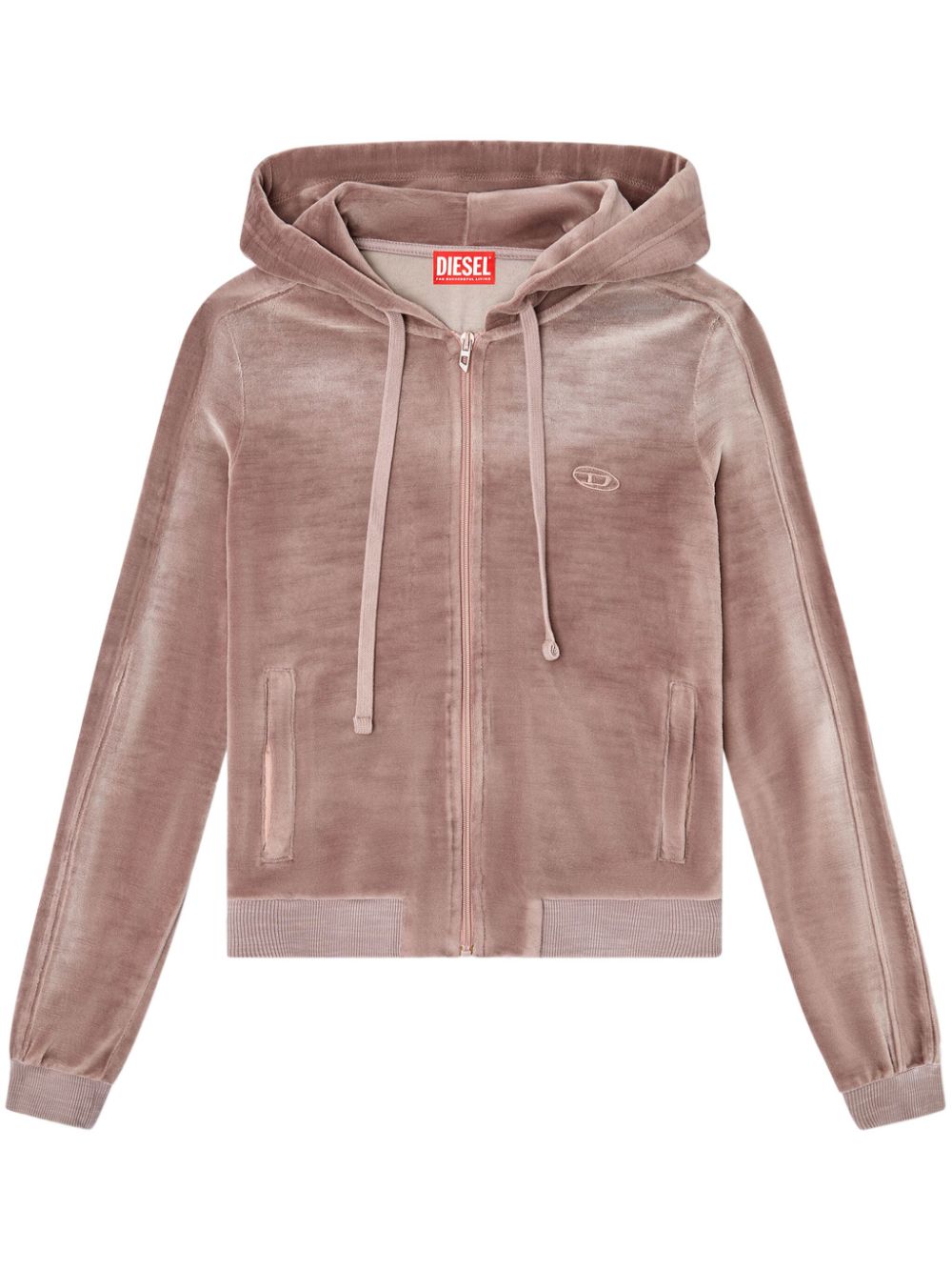 Diesel F-Ely-Q1 hoodie - 33L PINK