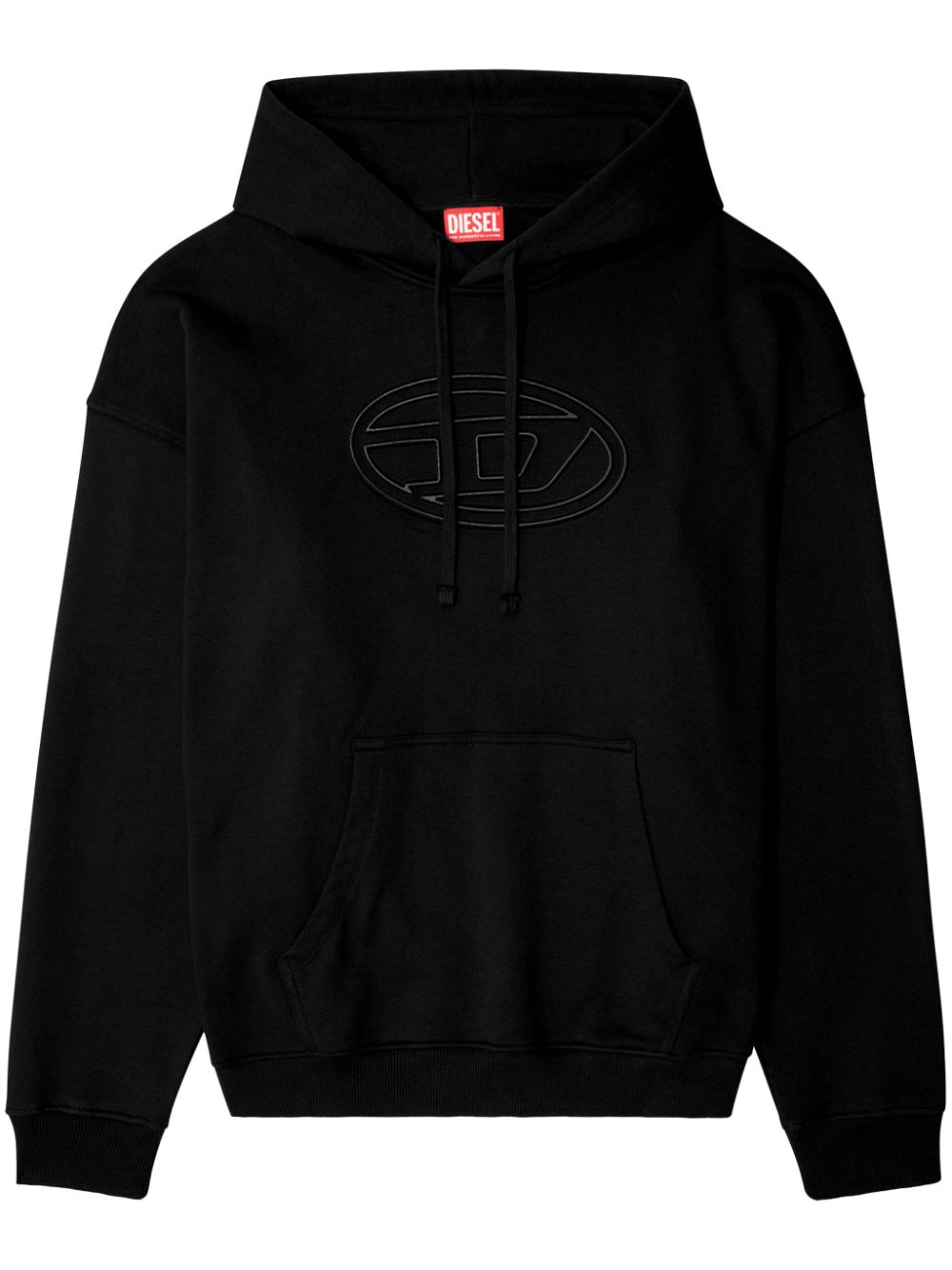 Diesel logo hoodie – Black