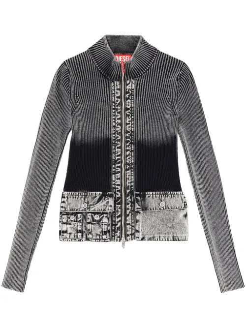 Diesel cardigan M-Melissa - Gris - Diesel - Modalova