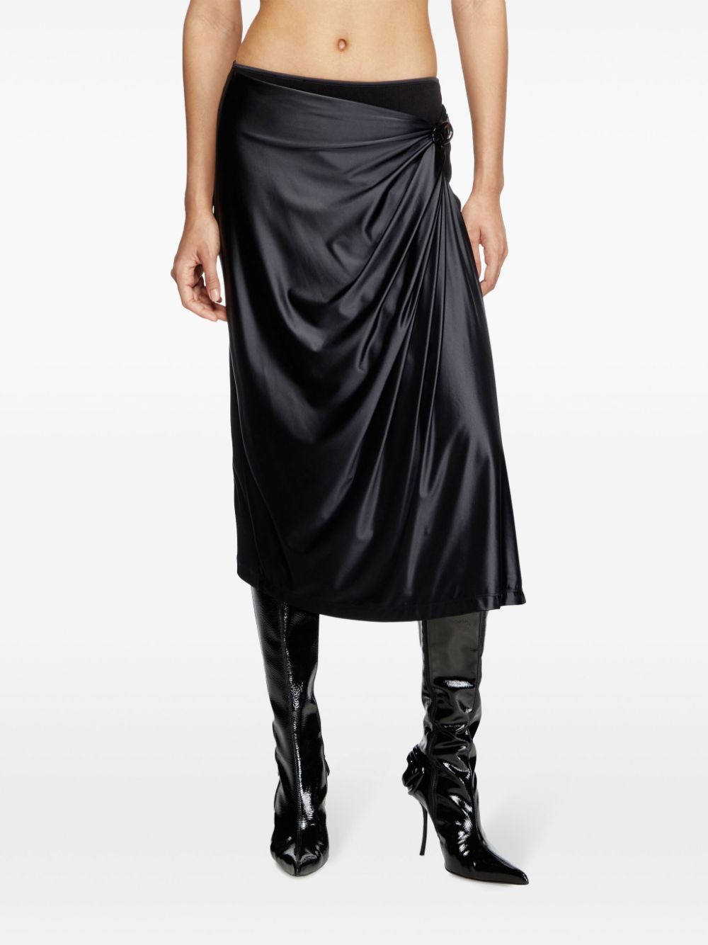 Diesel O-Silv midi skirt Women