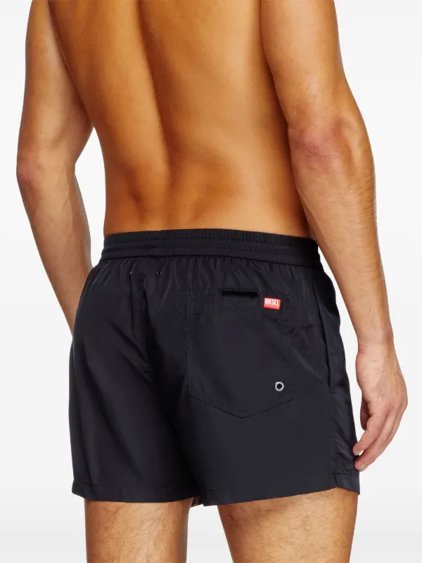 【DIESEL】Mario-34-D-Core ロゴ スイムショーツ ショートパンツ Men's Swim shorts with logo print | Black | Diesel