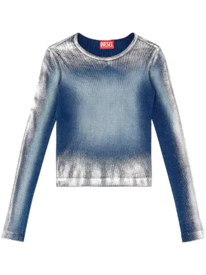 Diesel M-Anchor-A カットアウト トップ | ブルー | FARFETCH JP