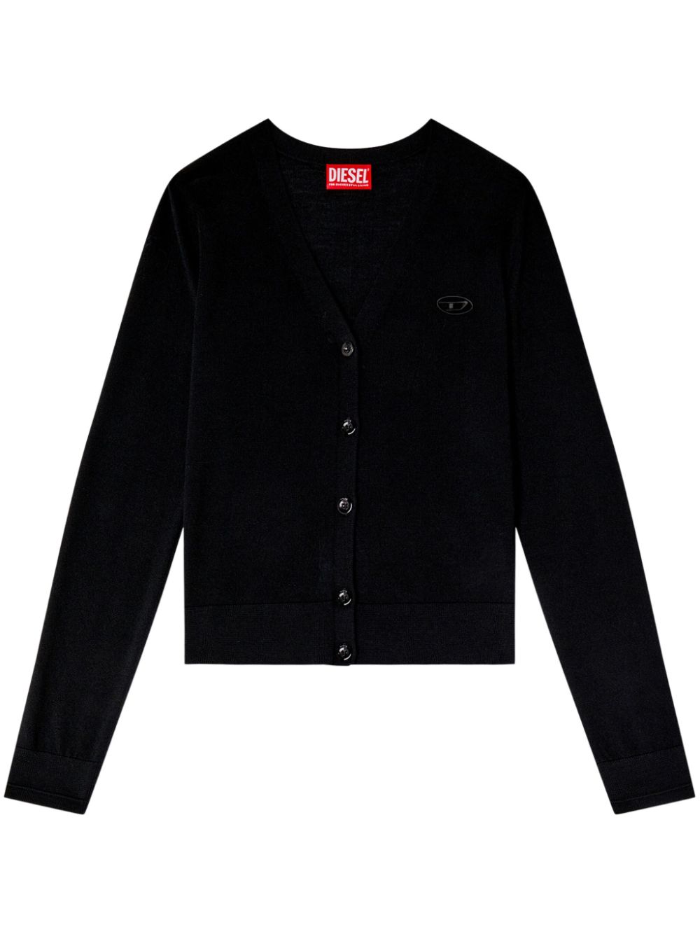 Diesel M-Alima knit cardigan – Black