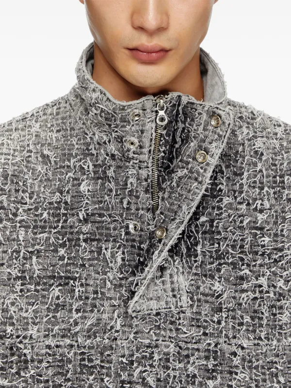 ★関税込み★【DIESEL】ユニセックス D-Flow-S2 プルオーバー Diesel D-Flow-S2 Jacket | Grey | FARFETCH