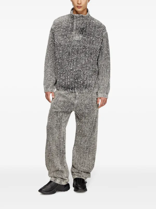 DIESEL>>ディーゼル D-Flow-S2 プルオーバー ジャケット Diesel D-Flow-S2 Jacket | Grey | FARFETCH BH