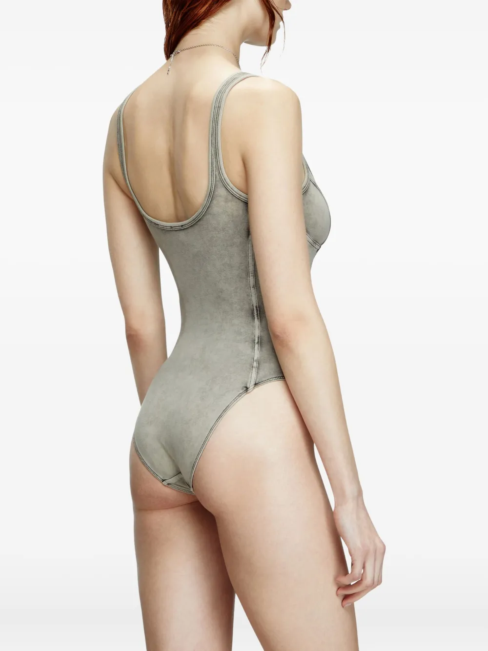 DIESEL DENIM-EFFECT BODYSUIT