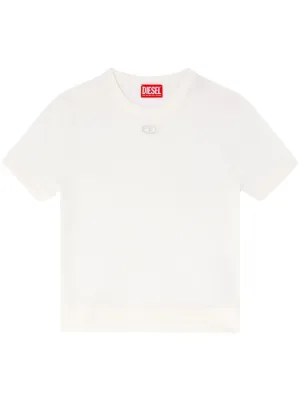 Diesel T-Uncutie-Long-Od T-shirt | White | FARFETCH