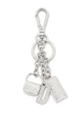 Diesel 1dr charm keyring - Silver