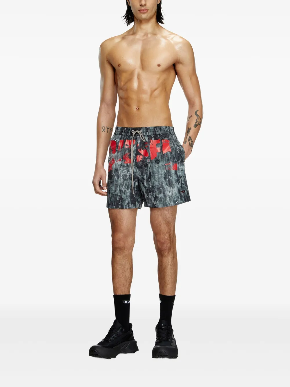 Diesel Rio-41-D-Pop swim shorts - Zwart