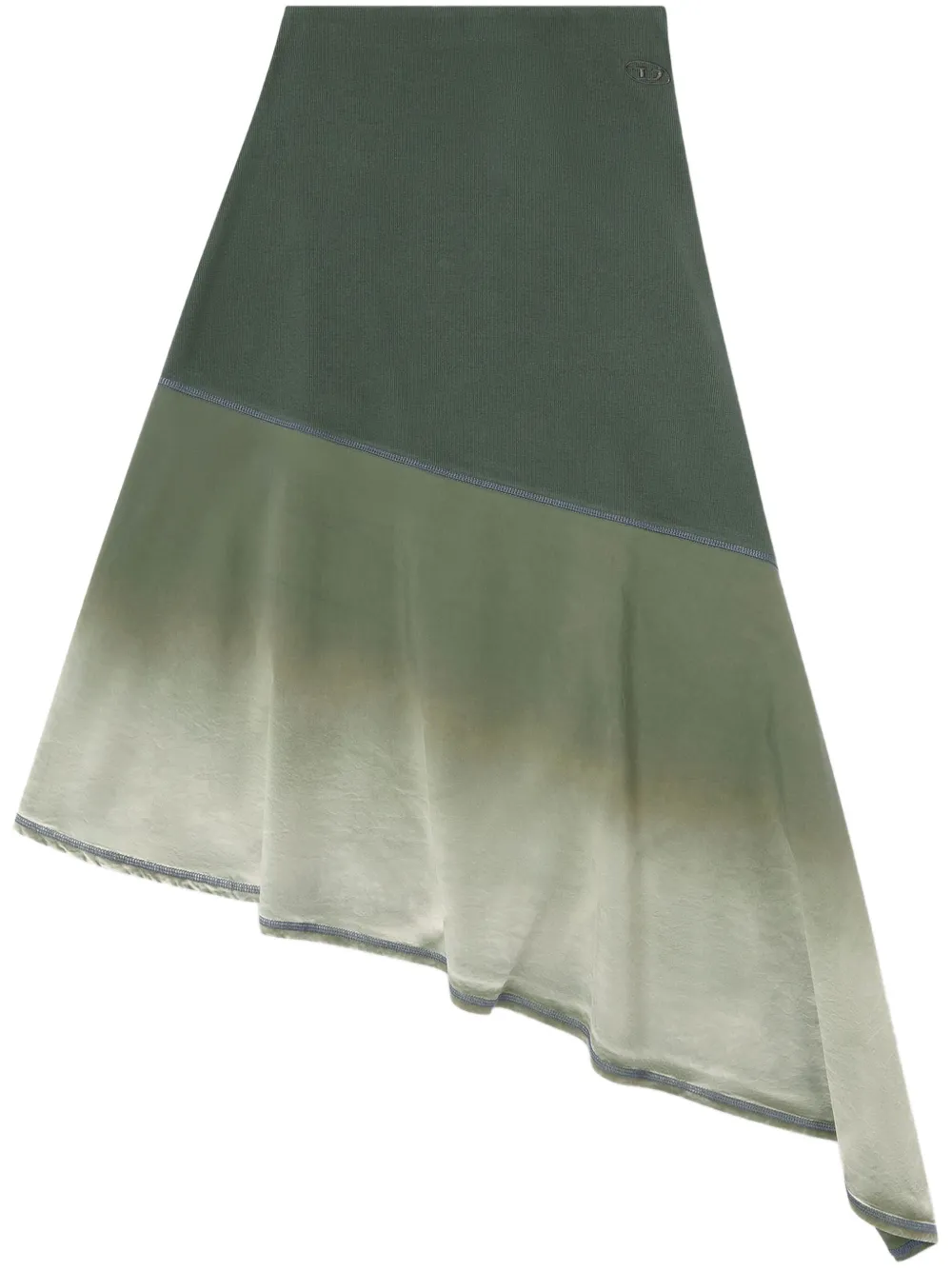 Diesel O-Marta asymmetrische rok Groen