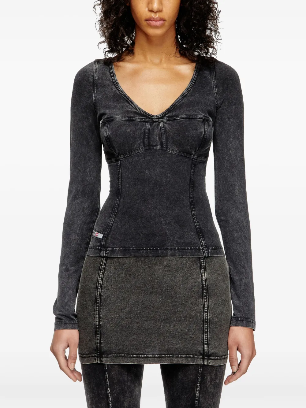 Diesel T-Elin T-shirt Zwart