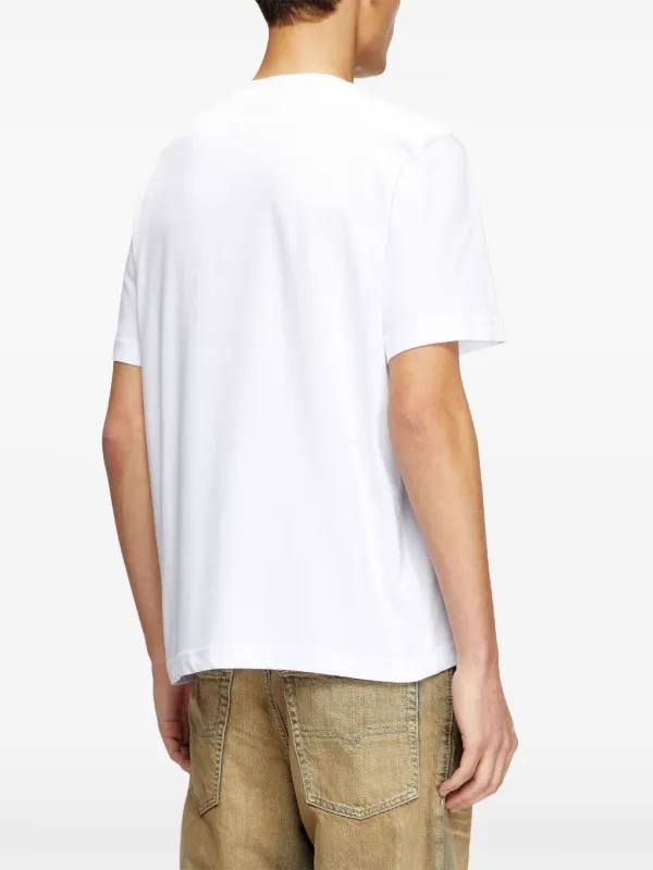 Diesel T-Adjust-Bigoval Tシャツ | ホワイト | FARFETCH JP