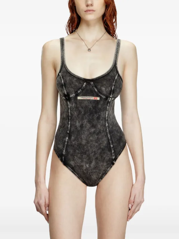 ★DIESEL★ D Olaya One Piece Black A085960KGAX02 Diesel Cami one-piece | Black | FARFETCH