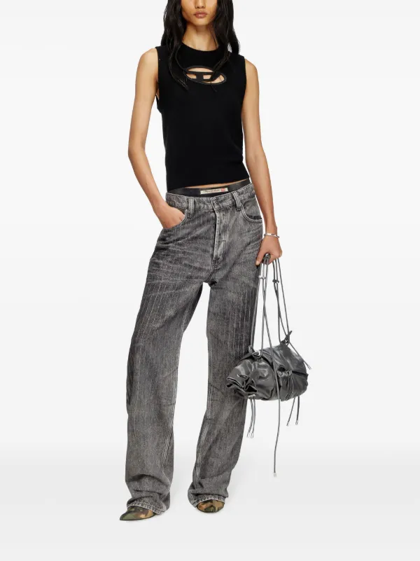 Diesel M-argarin Knitted Top | Black | FARFETCH