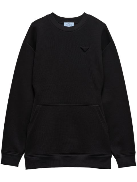 Prada embossed logo sweatshirt