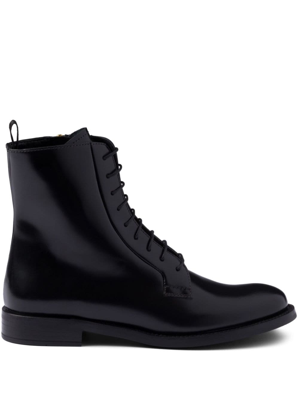 Prada leather boots Black