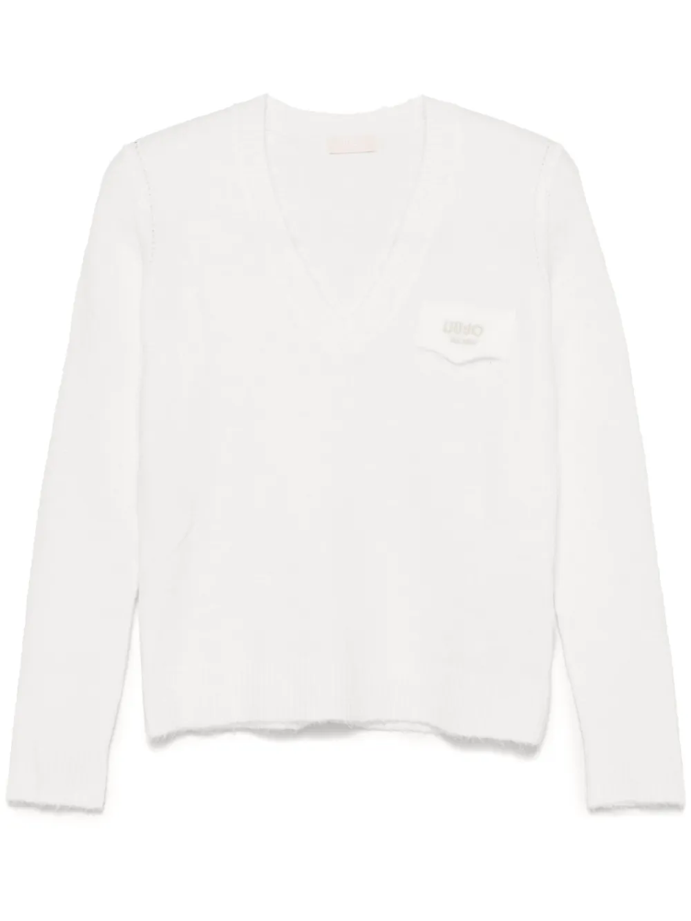 LIU JO suéter con logo bordado | blanco | Image 1