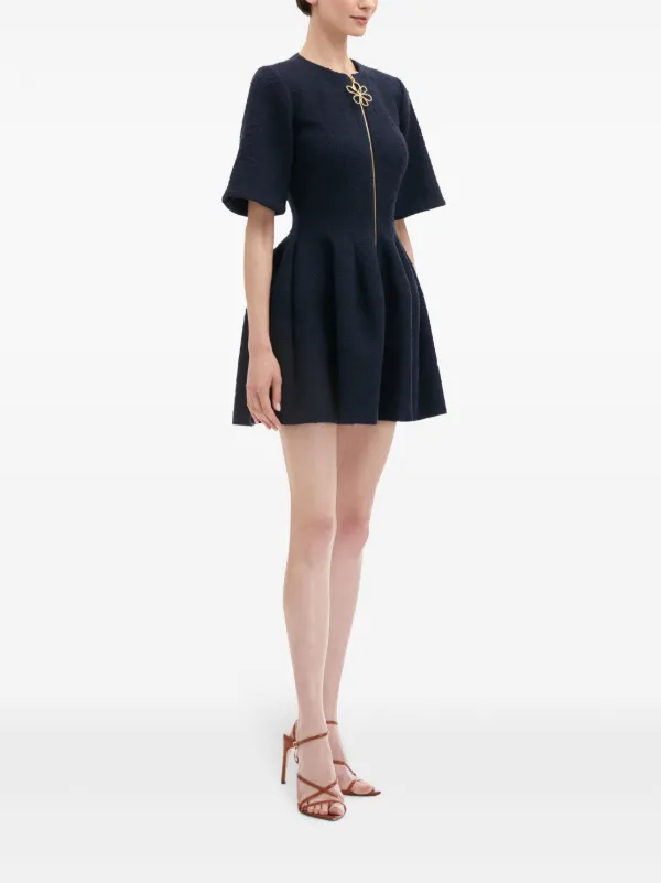 美品 Tweed Dress CENKER ブルー 38 Maje_MFPRO03114-2507_H_1.jpg
