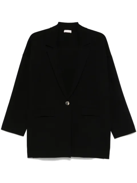 LIU JO ribbed-knit blazer 