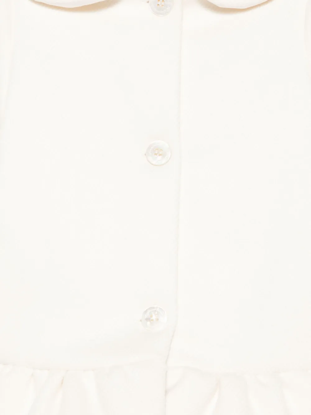 La Stupenderia Jas met peplum afwerking Wit