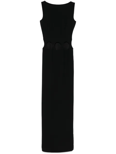 Mônot hole-detail maxi dress