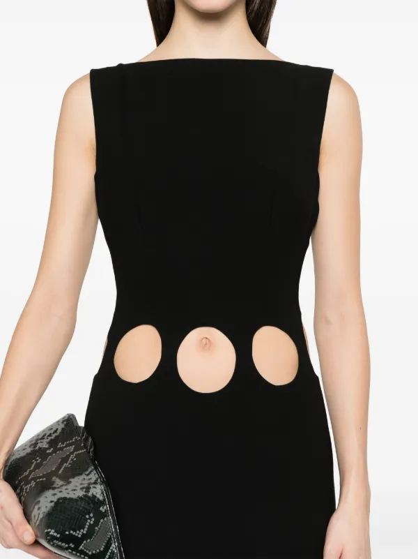 black dress with holes Faye Cut Out Maxi Dress main image 0