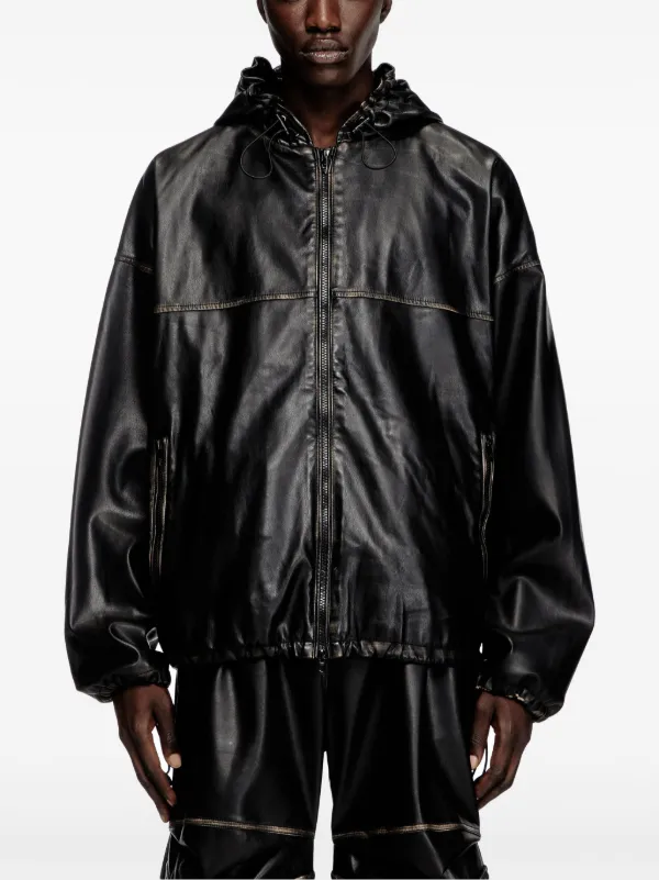 Diesel J-Antil ボンバージャケット | ブラック | FARFETCH JP