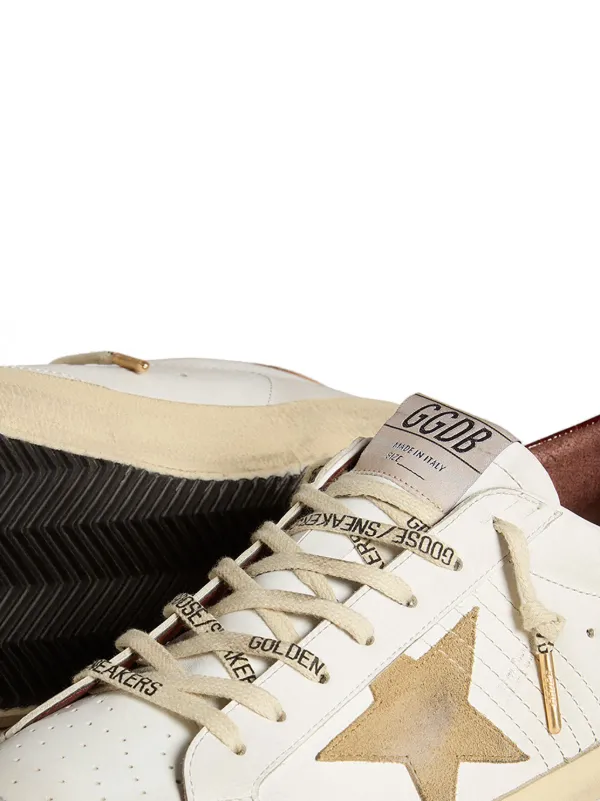 Golden Goose Super-Star Sneakers With Suede Star And croc-print