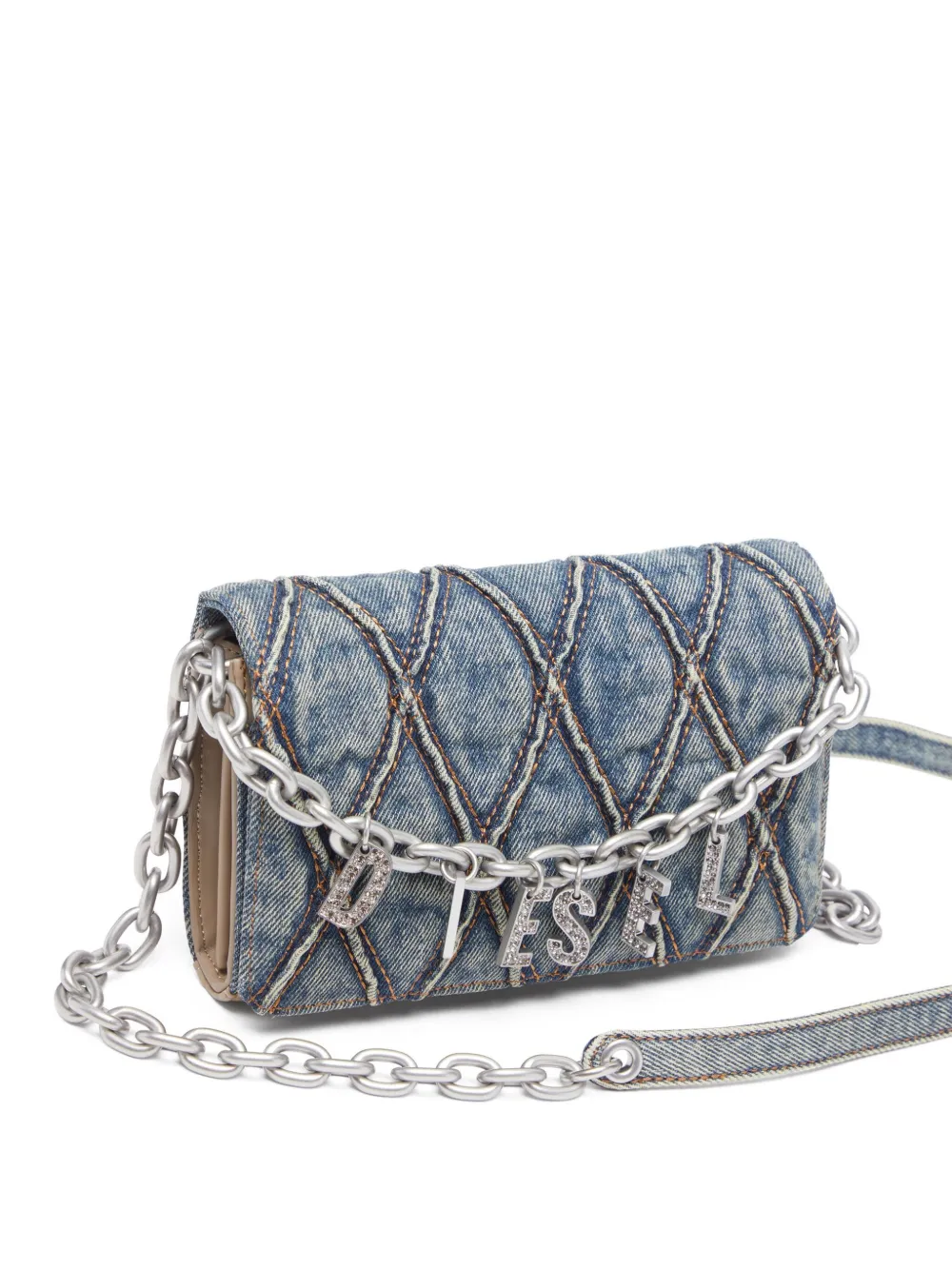 Diesel Charm-D portemonnee Blauw