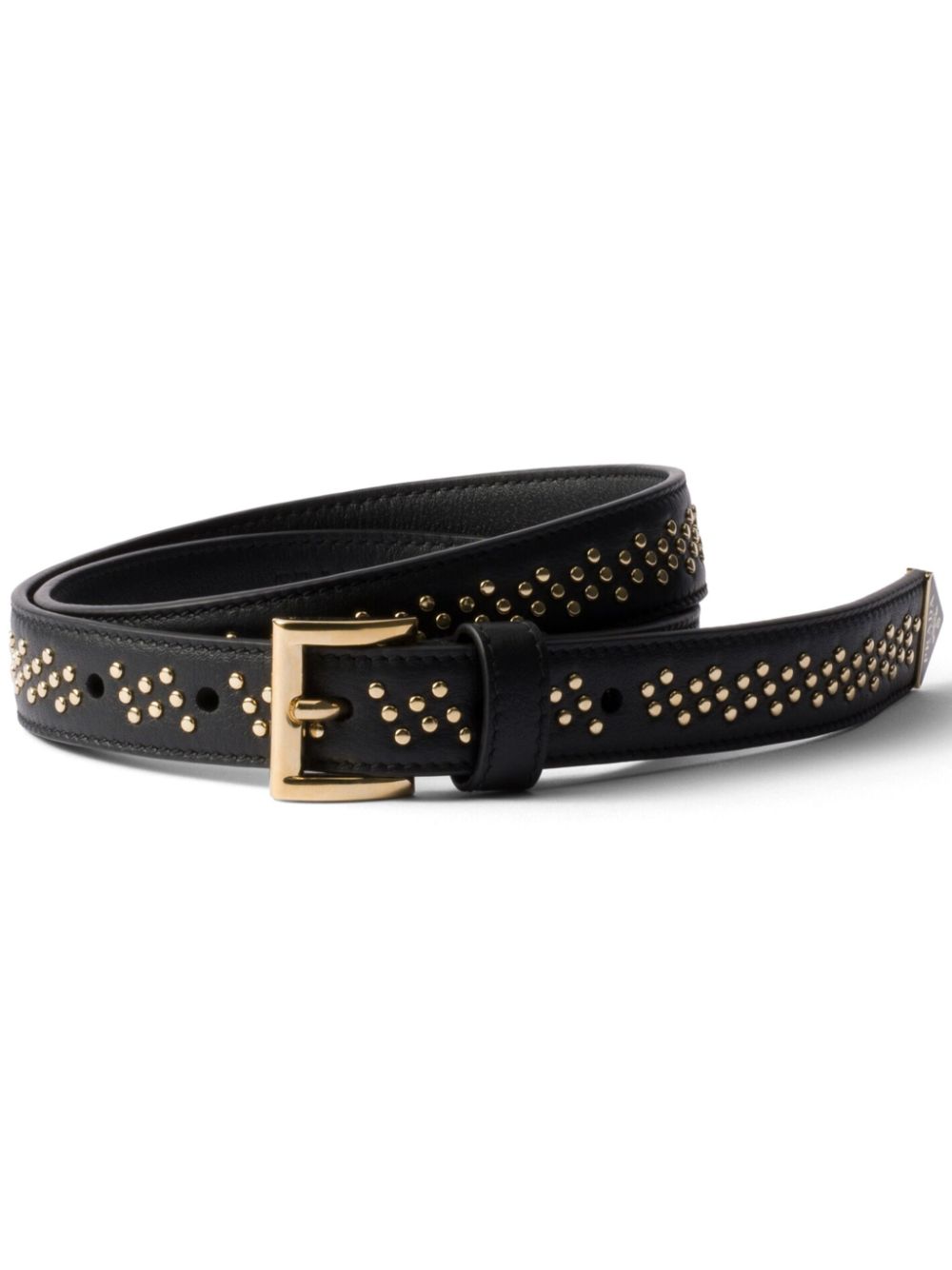 Prada Riem met studs Zwart