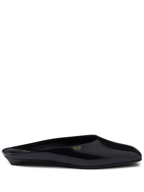 Prada sandales en cuir - Noir - Prada - Modalova