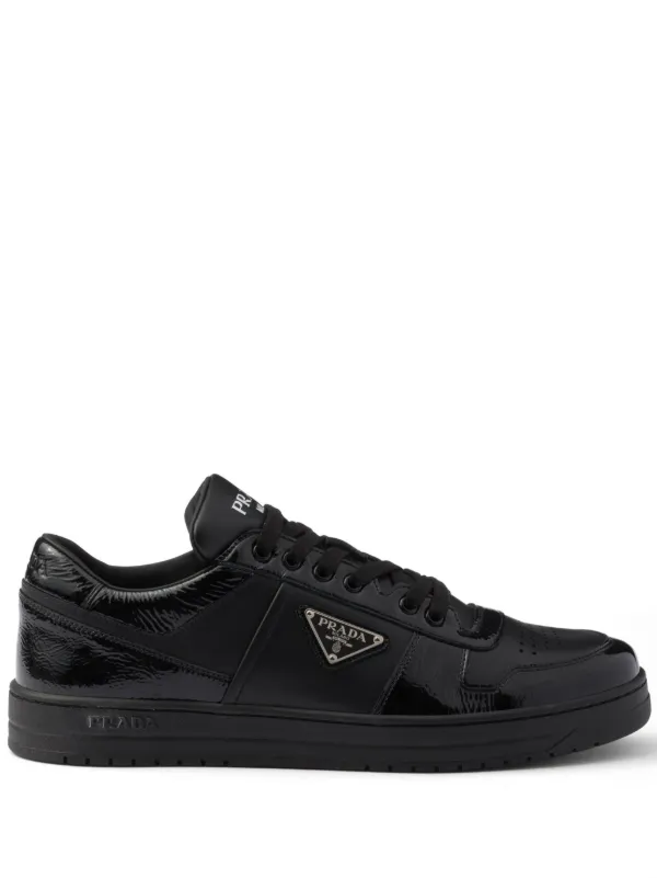 スニーカー PRADA 1E928N_Y5T_F0HEN DOWN TOWN LEATHER SNEAKERS Downtown leather sneakers in black - Prada | Mytheresa