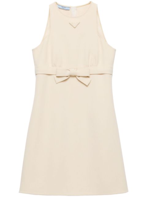 Prada bow detailing short dress 