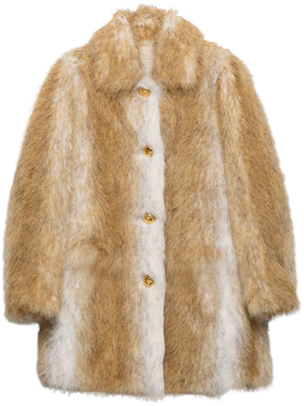 Prada Aspen coat - Neutrals