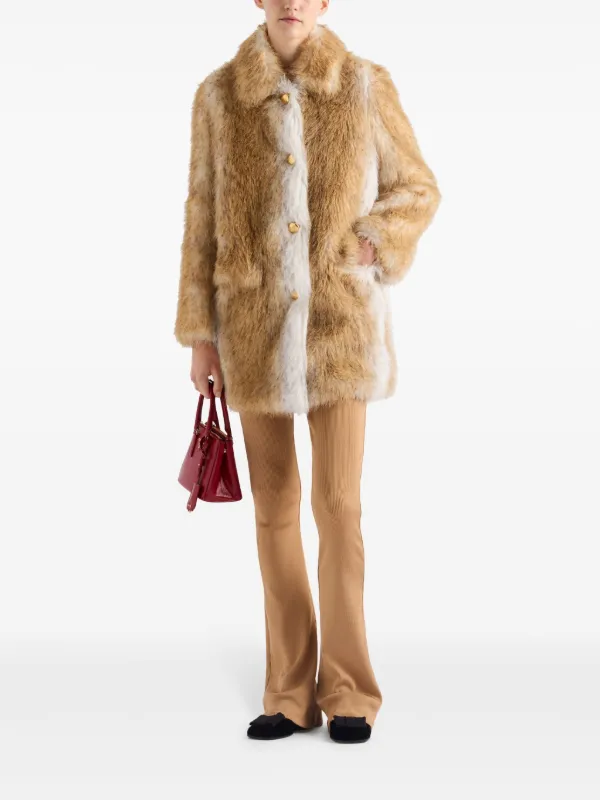 PRADA ゴージャス 洗練 Aspen コート Prada Aspen コート | ニュートラル | FARFETCH JP