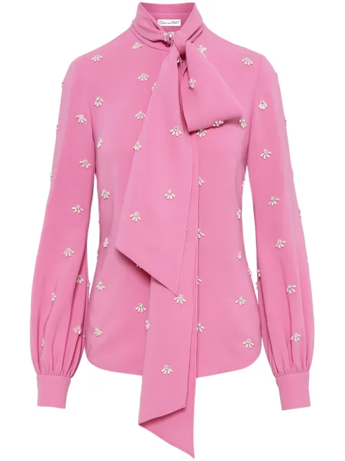 Blouse Pearl Cabochon - Oscar de la Renta - Modalova