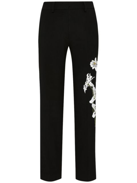 Oscar de la Renta pantalones Watercolour Orchid