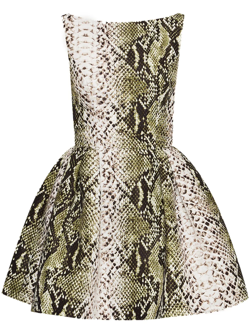 Oscar de la Renta Snake カクテルドレス - グリーン Oscar de la Renta Snake カクテルドレス - グリーン
