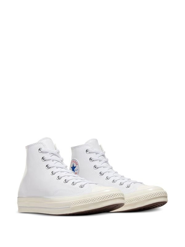 Converse Chuck 70 Leather Hi White Sneakers White FARFETCH AE